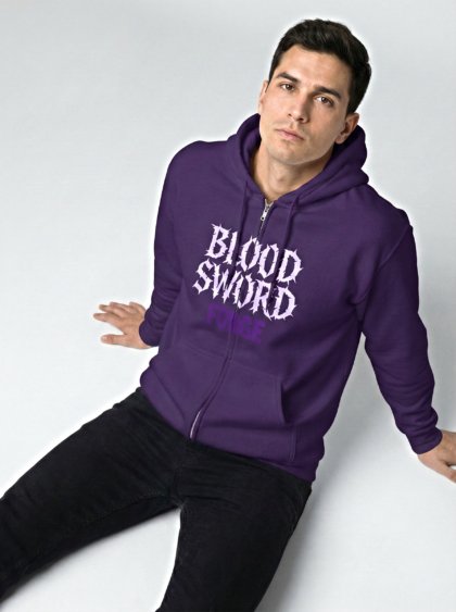 Blood Sword Zip Hoodie