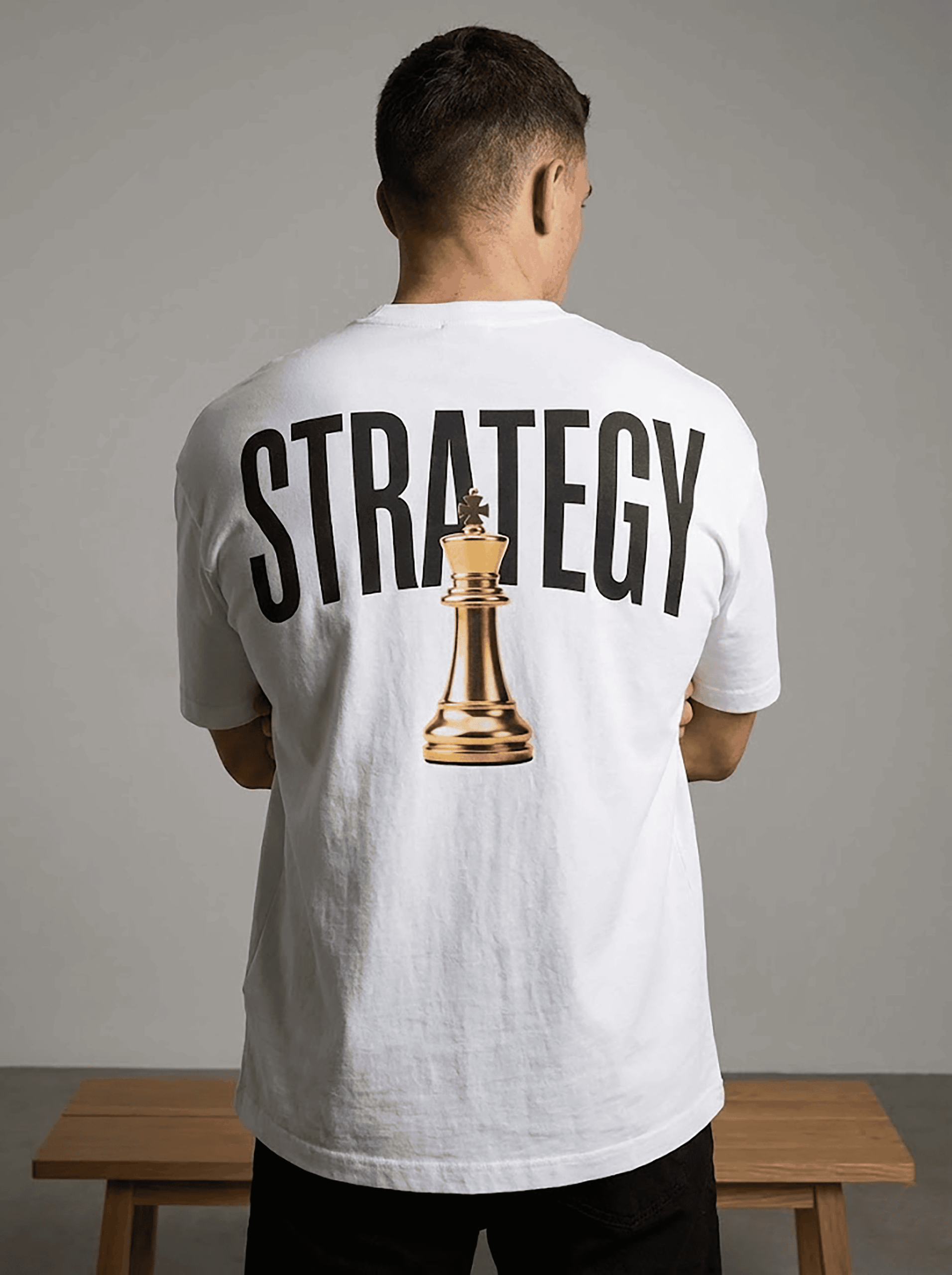 Strategy Chess Oversized Tee - Image 2
