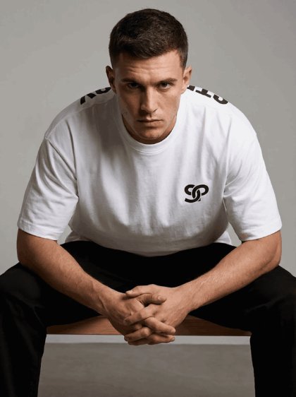 Strategy Chess Oversized Tee