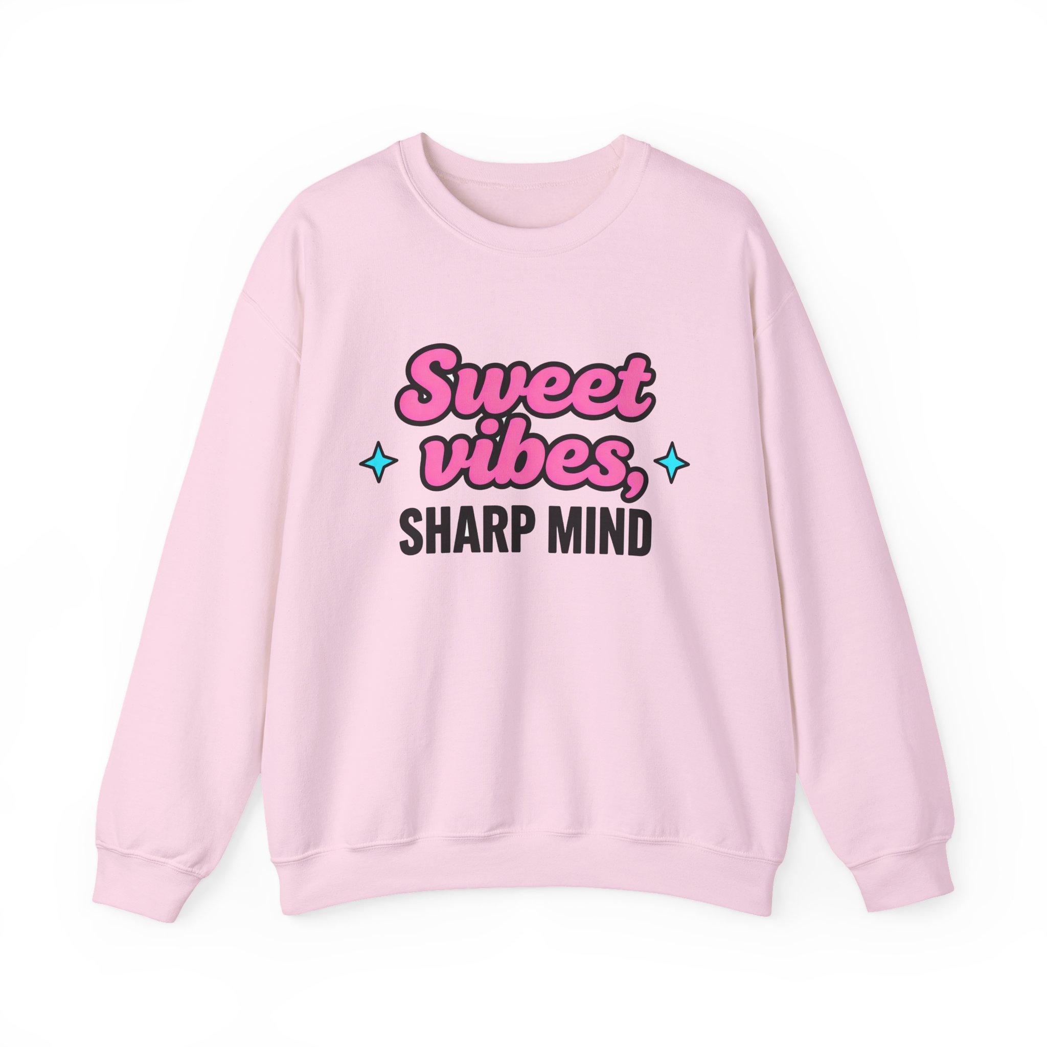 Sweet Vibes, Sharp Mind Crewneck Sweatshirt - Image 5