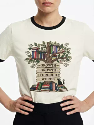 Growth Through Words Tee